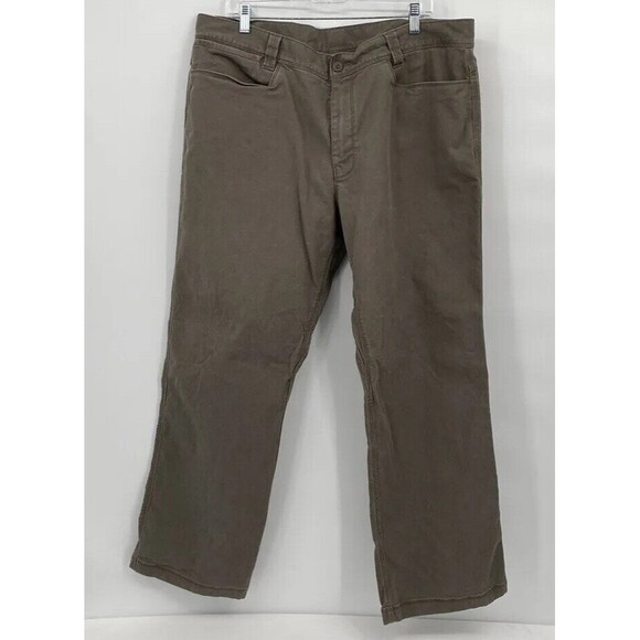 The North Face Mens Stretch Straight Leg Jeans Pants Brown Size 40 - Picture 1 of 12